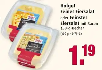 Markant Hofgut Feiner Eiersalat oder Feinster Eiersalat 150g Angebot