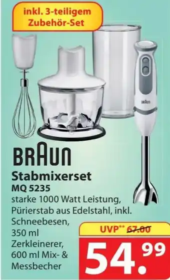 Famila Nord Ost BRAUN Stabmixerset MQ 5235 Angebot