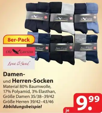 Famila Nord Ost Ole Larson/Lena Sund Damen und Herren-Socken Angebot