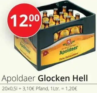 Sagasser Apoldaer Glocken Hell 20x0,5 L Angebot