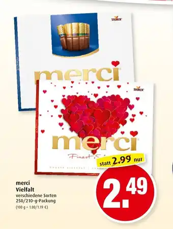 Markant merci Vielfalt 250/210g Angebot