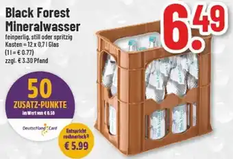 trinkgut Black Forest Mineralwasser 12x0,7 L Glas Angebot