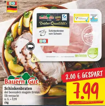 NP Discount Bauern Gut Schinkenbraten 1 kg Angebot