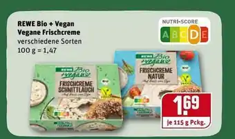 REWE Rewe Bio + Vegan Vegane Frischcreme Angebot