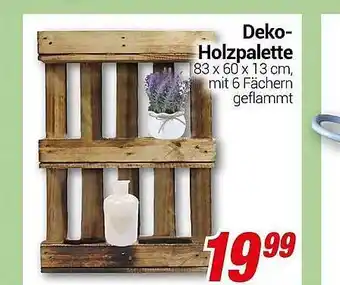 CENTERSHOP Deko Holzpalette Angebot