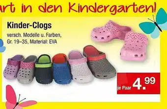 Zimmermann Kinder-clogs Angebot