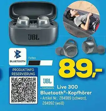 Euronics Berlet Jbl Live 300 Bluetooth-kopfhörer Angebot