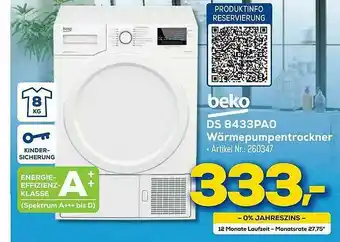 Euronics Berlet Beko Ds 8433pa0 Wärmepumpentrockner Angebot