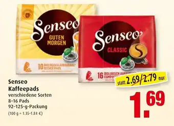 Markant Senseo Kaffeepads 92-125g Angebot