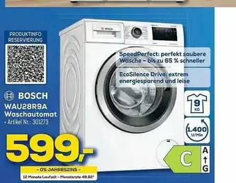 Euronics Berlet Bosch Wau28r9a Waschautomat Angebot