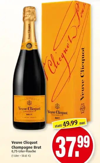 Markant Veuve Clicquot Champagne Brut 0,75L Angebot