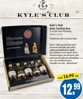 Markant Kyle's Club Rum Tasting Box 5x0,5L Angebot