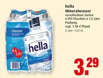 Markant Hella Mineralwasser Angebot