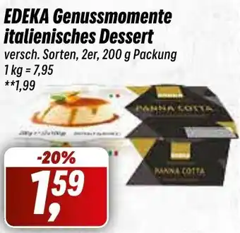 Simmel EDEKA Genussmomente italienisches Dessert 200 g Packung Angebot