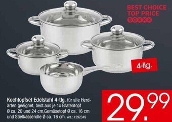 Zurbrüggen Kochtopfset Edelstahl 4-tlg. Angebot
