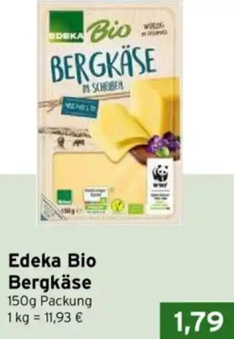 CAP Markt Edeka Bio Bergkäse 150g Packung Angebot