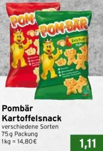 CAP Markt Pombär Kartoffelsnack 75g Packung Angebot