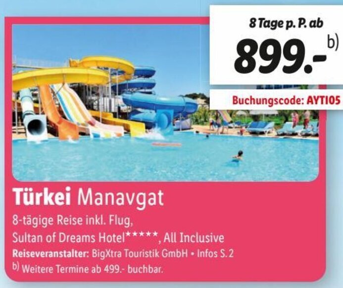 Türkei Manavgat Angebot bei Lidl