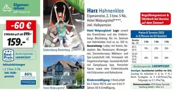 Lidl Harz Hahnenklee Angebot