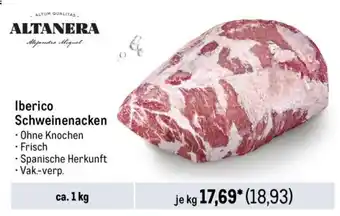 METRO ALTANERA Iberico Schweinenacken 1kg Angebot