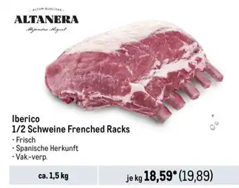 METRO ALTANERA 1/2 Schweine Frenched Racks 1kg Angebot