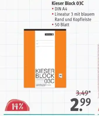 Rossmann KIESER BLOCK 03C Angebot