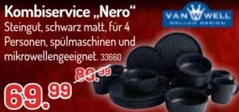 Wohnorama Van Well Kombiservice,,Nero" Angebot