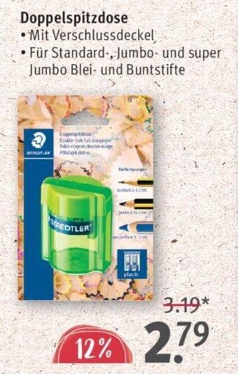 Rossmann Staedtler Doppelspitzdose Angebot