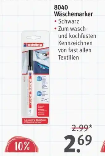 Rossmann edding 8040 Wäschemarker Angebot