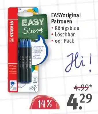 Rossmann STABILO EASYoriginal Patronen • 6er-Pack Angebot