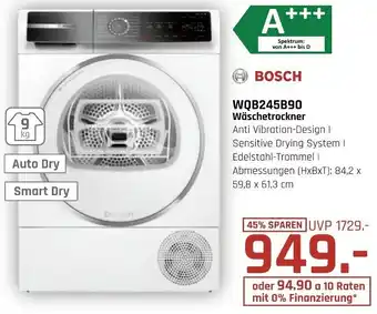 Hirsch und Ille BOSCH WQB245B90 Wäschetrockner Angebot