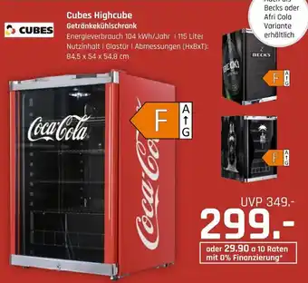 Hirsch und Ille Cubes Highcube Getränkekühlschrank Angebot