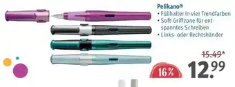 Rossmann Pelikan PelikanoⓇ Füllhalter in vier Trendfarben Angebot