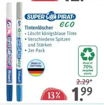 Rossmann Pelikan SUPER PIRAT Tintenlöscher Angebot