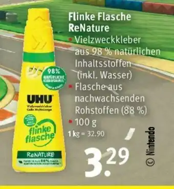 Rossmann UHU Flinke Flasche ReNature Angebot