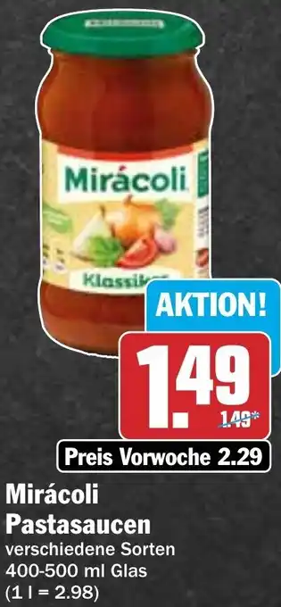 AEZ Mirácoli Pastasaucen 400-500 ml Glas Angebot