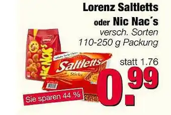 Edeka Scherer Lorenz Saltletts oder Nic Nac's Angebot