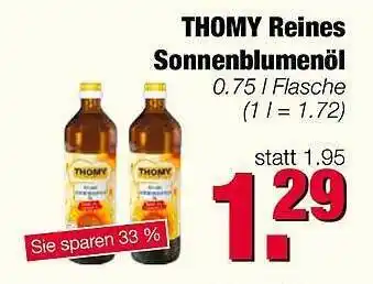 Edeka Scherer Thomy Reines Sonnenblumenöl Angebot