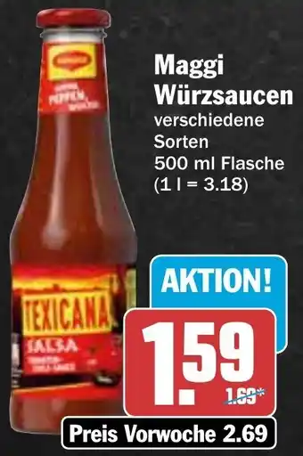 AEZ Maggi Würzsaucen 500 ml Flasche Angebot