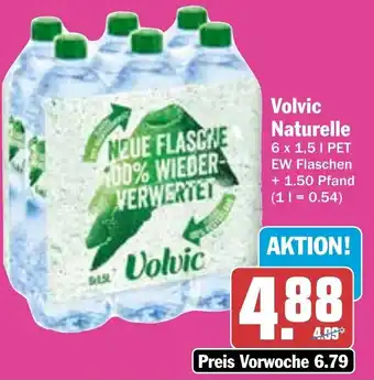 AEZ Volvic Naturelle 6x1,5 L PET EW Flaschen Angebot