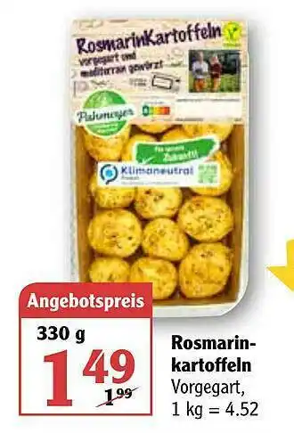 Globus Rosmarin Kartoffeln Angebot