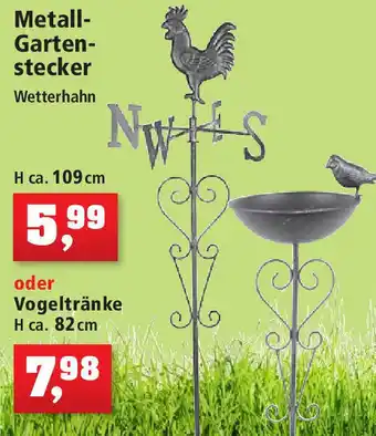 Thomas Philipps Metall Gartenstecker oder Vogeltränke Angebot