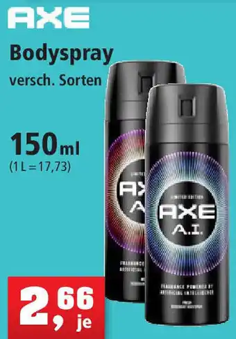 Thomas Philipps AXE Bodyspray 150ml Angebot