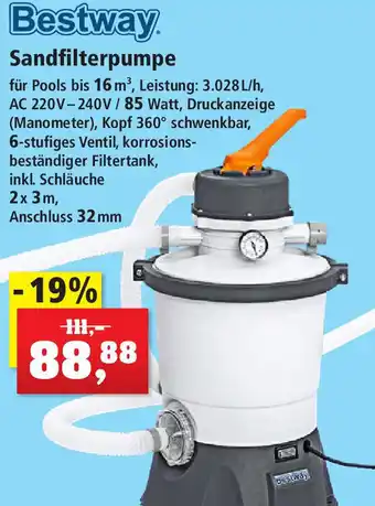 Thomas Philipps Bestway Sandfilterpumpe Angebot