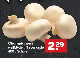 Handelshof Champignons weiß, Polen/Niederlande 400 g Schale Angebot