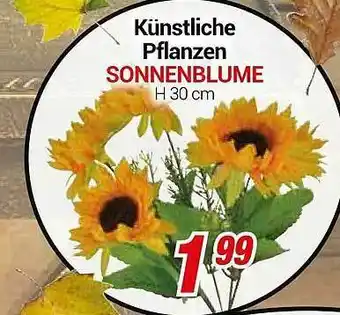 CENTERSHOP Künstliche Pflanzen Sonnenblume Angebot