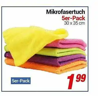 CENTERSHOP Mikrofasertuch 5er-pack Angebot