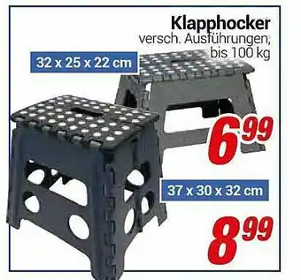 CENTERSHOP Klapphocker Angebot