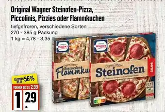 Edeka Frischemarkt Original Wagner Steinofen-pizza, Piccolinis, Pizzies Oder Flammkuchen Angebot