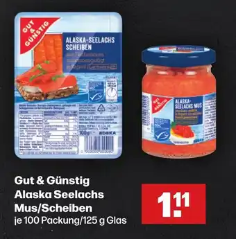 Handelshof Alaska Seelachs Mus/Scheiben je 100 Packung/125 g Glas Angebot